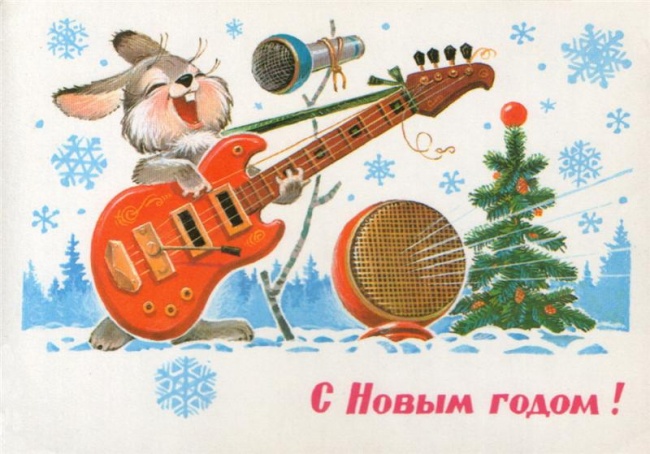 20 чудесных старых новогодних открыток