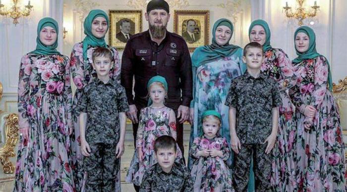 Сколько жен у Рамзана Кадырова? Медни  Кадырова и дети
